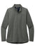 TravisMathew TM1LD001 Womens Coveside Wrinkle Resistant Full Zip Jacket Heather Dark Grey Flat Front