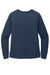TravisMathew TM1LD003 Womens Long Weekend Crewneck Sweatshirt Heather Blue Nights Flat Back
