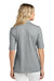 TravisMathew TM1LD004 Womens Sunsetters Wrinkle Resistant Short Sleeve Polo Shirt Heather Grey Model Back