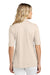 TravisMathew TM1LD004 Womens Sunsetters Wrinkle Resistant Short Sleeve Polo Shirt Heather Natural Model Back