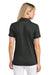 TravisMathew TM1LD005 Womens Sunnyvale Wrinkle Resistant Short Sleeve Polo Shirt Heather Black Model Back