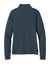 TravisMathew TM1LD007 Womens Coveside Wrinkle Resistant 1/4 Zip Sweatshirt Blue Nights Flat Back
