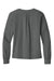 TravisMathew TM1LD009 Womens Long Weekend V-Neck Sweatshirt Heather Dark Grey Flat Back