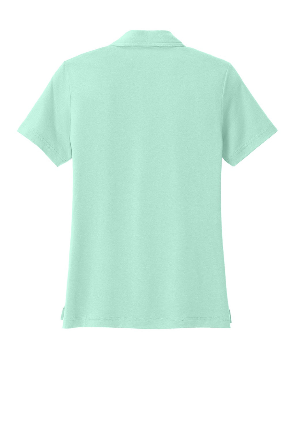 TravisMathew TM1LF071 Womens Glenview Wrinkle Resistant Short Sleeve Polo Shirt Mint Green Flat Back