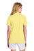 TravisMathew TM1LF071 Womens Glenview Wrinkle Resistant Short Sleeve Polo Shirt Pale Yellow Model Back