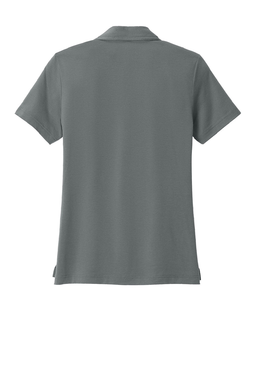 TravisMathew TM1LF071 Womens Glenview Wrinkle Resistant Short Sleeve Polo Shirt Quiet Shade Grey Flat Back
