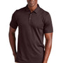 TravisMathew Mens Sunnyvale Wrinkle Resistant Short Sleeve Polo Shirt - Heather Oxblood