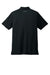 TravisMathew TM1MAA370 Mens Cabana Wrinkle Resistant Short Sleeve Polo Shirt Black Flat Back