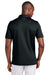 TravisMathew TM1MAA370 Mens Cabana Wrinkle Resistant Short Sleeve Polo Shirt Black Model Back