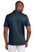TravisMathew TM1MAA370 Mens Cabana Wrinkle Resistant Short Sleeve Polo Shirt Night Blue Model Back