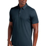 TravisMathew Mens Cabana Wrinkle Resistant Short Sleeve Polo Shirt - Night Blue