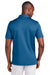 TravisMathew TM1MAA370 Mens Cabana Wrinkle Resistant Short Sleeve Polo Shirt Classic Blue Model Back