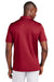 TravisMathew TM1MAA370 Mens Cabana Wrinkle Resistant Short Sleeve Polo Shirt Crimson Red Model Back