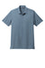 TravisMathew TM1MAA370 Mens Cabana Wrinkle Resistant Short Sleeve Polo Shirt Light Denim Blue Flat Front
