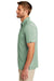 TravisMathew TM1MU410 Mens Coto Performance Moisture Wicking Short Sleeve Polo Shirt Heather Beryl Green Model Side