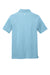 TravisMathew TM1MU410 Mens Coto Performance Moisture Wicking Short Sleeve Polo Shirt Heather Brilliant Blue Flat Back