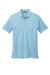 TravisMathew TM1MU410 Mens Coto Performance Moisture Wicking Short Sleeve Polo Shirt Heather Brilliant Blue Flat Front