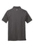 TravisMathew TM1MU410 Mens Coto Performance Moisture Wicking Short Sleeve Polo Shirt Quiet Shade Grey/Black Flat Back