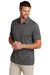 TravisMathew TM1MU410 Mens Coto Performance Moisture Wicking Short Sleeve Polo Shirt Quiet Shade Grey/Black Model 3Q