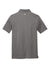 TravisMathew TM1MU410 Mens Coto Performance Moisture Wicking Short Sleeve Polo Shirt Heather Quiet Shade Grey Flat Back