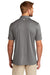 TravisMathew TM1MU410 Mens Coto Performance Moisture Wicking Short Sleeve Polo Shirt Heather Quiet Shade Grey Model Back