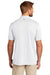 TravisMathew TM1MU410 Mens Coto Performance Moisture Wicking Short Sleeve Polo Shirt White Model Back