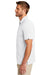 TravisMathew TM1MU410 Mens Coto Performance Moisture Wicking Short Sleeve Polo Shirt White Model Side