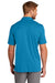 TravisMathew TM1MU411 Mens Oceanside Moisture Wicking Short Sleeve Polo Shirt Classic Blue Model Back