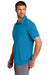 TravisMathew TM1MU411 Mens Oceanside Moisture Wicking Short Sleeve Polo Shirt Classic Blue Model Side