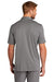 TravisMathew TM1MU411 Mens Oceanside Moisture Wicking Short Sleeve Polo Shirt Quiet Shade Grey Model Back