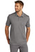 TravisMathew TM1MU411 Mens Oceanside Moisture Wicking Short Sleeve Polo Shirt Quiet Shade Grey Model Front