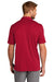 TravisMathew TM1MU411 Mens Oceanside Moisture Wicking Short Sleeve Polo Shirt Scooter Red Model Back