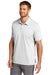 TravisMathew TM1MU411 Mens Oceanside Moisture Wicking Short Sleeve Polo Shirt White Model 3Q