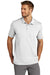 TravisMathew TM1MU411 Mens Oceanside Moisture Wicking Short Sleeve Polo Shirt White Model Front