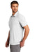 TravisMathew TM1MU411 Mens Oceanside Moisture Wicking Short Sleeve Polo Shirt White Model Side