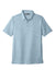 TravisMathew TM1MU412 Mens Oceanside Moisture Wicking Short Sleeve Polo Shirt Heather Allure Blue Flat Front