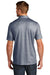 TravisMathew TM1MU412 Mens Oceanside Moisture Wicking Short Sleeve Polo Shirt Heather Blue Nights Model Back