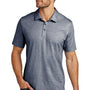 TravisMathew Mens Oceanside Moisture Wicking Short Sleeve Polo Shirt - Heather Blue Nights