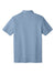 TravisMathew TM1MU412 Mens Oceanside Moisture Wicking Short Sleeve Polo Shirt Heather Classic Blue Flat Back