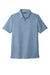 TravisMathew TM1MU412 Mens Oceanside Moisture Wicking Short Sleeve Polo Shirt Heather Classic Blue Flat Front