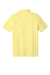 TravisMathew TM1MU412 Mens Oceanside Moisture Wicking Short Sleeve Polo Shirt Heather Pale Banana Yellow  Flat Back