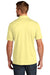 TravisMathew TM1MU412 Mens Oceanside Moisture Wicking Short Sleeve Polo Shirt Heather Pale Banana Yellow  Model Back