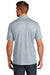 TravisMathew TM1MU412 Mens Oceanside Moisture Wicking Short Sleeve Polo Shirt Heather Quiet Shade Grey Model Back