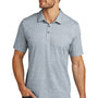 TravisMathew Mens Oceanside Moisture Wicking Short Sleeve Polo Shirt - Heather Quiet Shade Grey