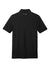 TravisMathew TM1MU416 Mens Cabana Moisture Wicking Short Sleeve Polo Shirt Black Flat Back