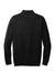 TravisMathew TM1MU419 Mens Newport Fleece 1/4 Zip Jacket Black Flat Back
