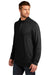 TravisMathew TM1MU419 Mens Newport Fleece 1/4 Zip Jacket Black Model 3Q