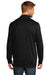 TravisMathew TM1MU419 Mens Newport Fleece 1/4 Zip Jacket Black Model Back