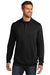 TravisMathew TM1MU419 Mens Newport Fleece 1/4 Zip Jacket Black Model Front