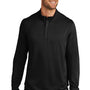 TravisMathew Mens Newport Fleece 1/4 Zip Jacket - Black